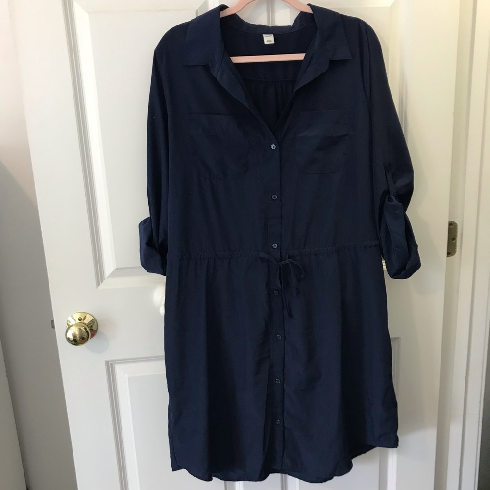 Old navy navy blue dress
